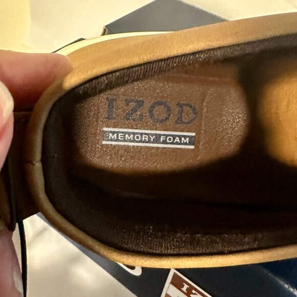 Izod Menโs Palmer Chukka Ankle Boot Size 11 Brown Memory Foam Lace Up Casual NEW - Picture 8 of 14